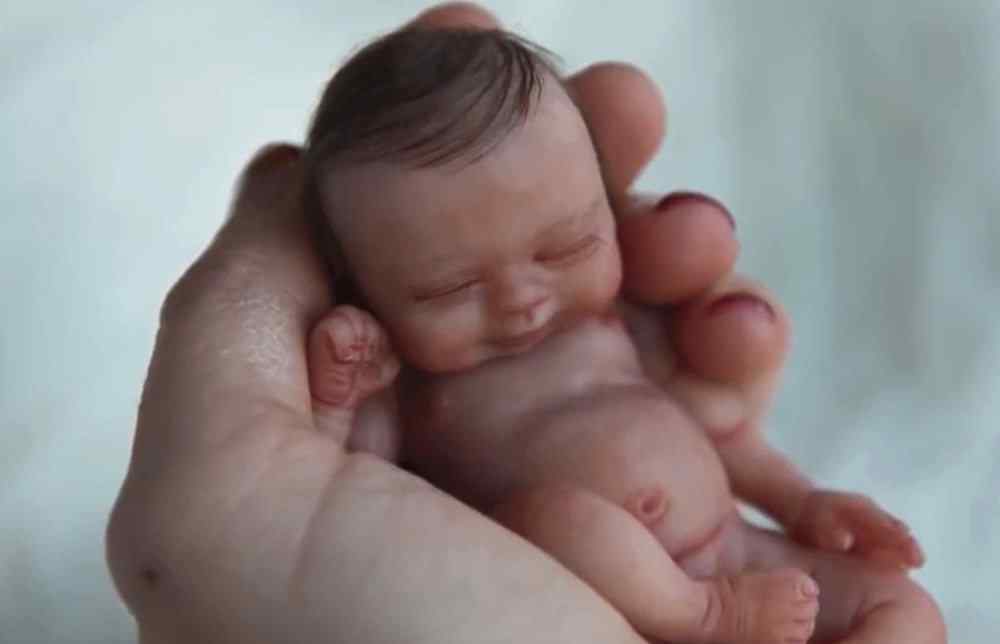 世界上最小的婴儿 世界上最小的“袖珍婴儿”，可以被握在大人的手里，网友：太治愈