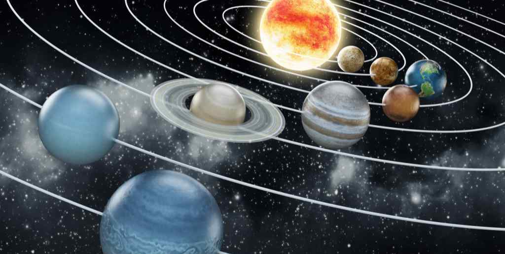 九大行星大小排列图片 九大行星分别是哪些