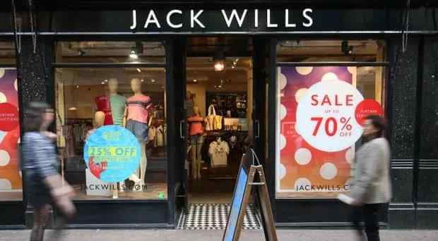 wills 又一家英国高街品牌陷入困境 Jack Wills被低价收购