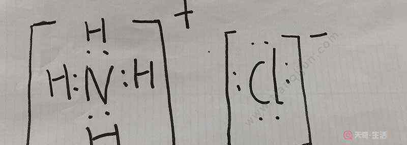 氯化铵电子式 氯化铵电子式 怎样书写电子式