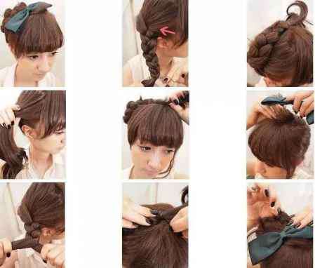 发型设计视频 简单发型扎法步骤图解 13款简易发型教程