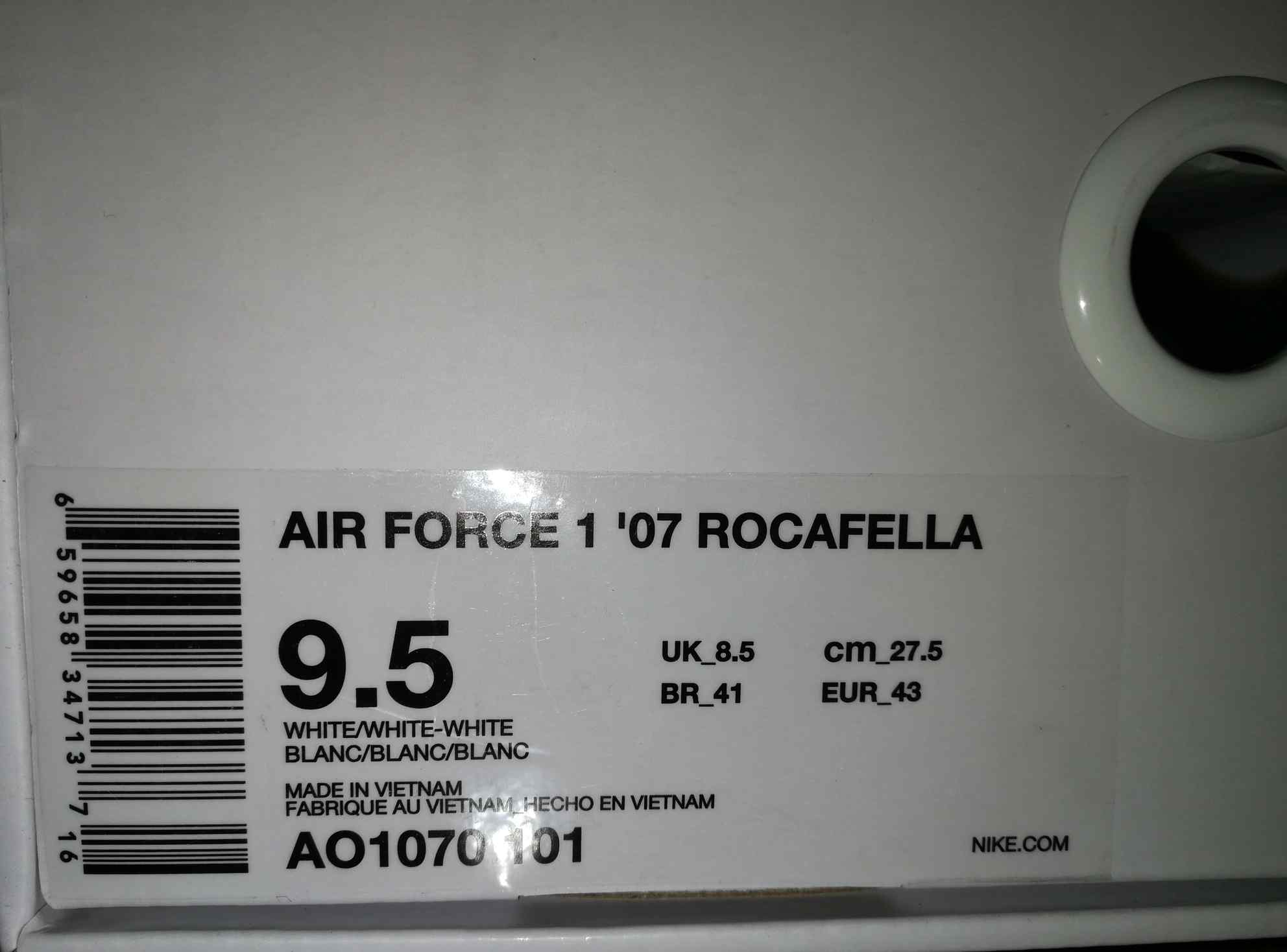 fella AF1 ROC-A-FELLA实物开箱图 ROC-A-FELLA空军一号联名款开箱