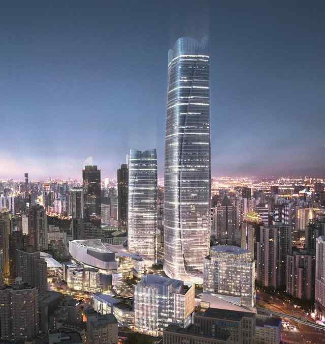 徐家汇中心 上海浦西新地标！高370米徐家汇中心进入建设高峰期
